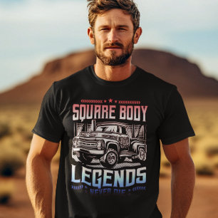 Camiseta Arte de camiones clásicos mostrando una leyenda et