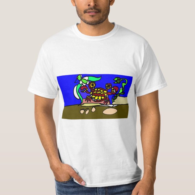 Camiseta Arte de cangrejo (Anverso)