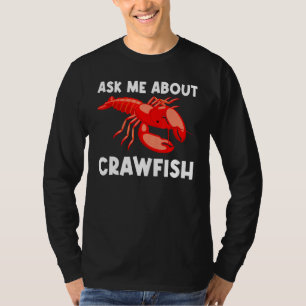 Camiseta Arte de cangrejos de río Cool para hombres y mujer