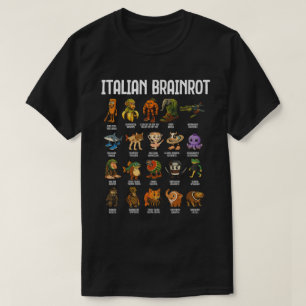 Camiseta Arte De Caracteres Divertidos Del Meme De Brainrot
