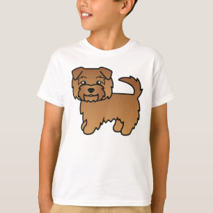 Camiseta Arte de caricatura de dibujos animados de perro No