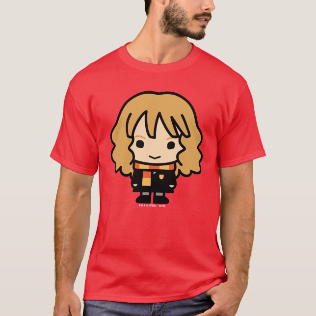 Camiseta Arte de caricatura de Hermione Granger (Anverso)
