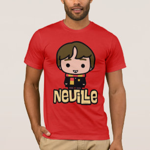 Camiseta Arte de caricaturas de fondo largo de Neville