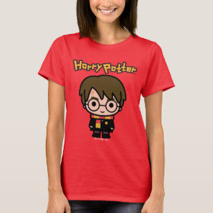 Camiseta Arte de caricaturas de Harry Potter