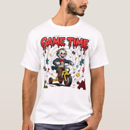 Camiseta Arte de Cartoon de Terror de la Película de Saw Bi