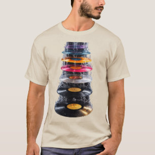 Camiseta Arte de cascada de agua con salpicaduras de vinilo