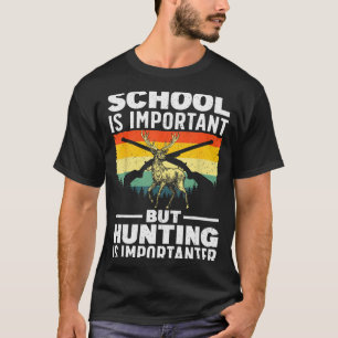 Camiseta Arte de caza de ciervos para niños cazadores de vi
