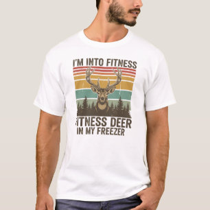 Camiseta Arte de caza de venados para hombres cazadores de