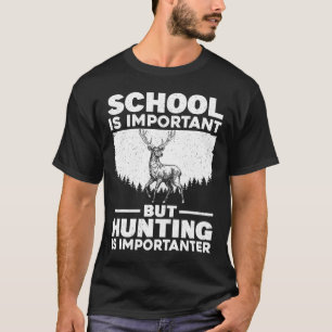 Camiseta Arte De Caza Gracioso Para Hombres De Niños Deer H