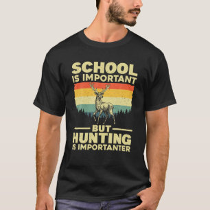 Camiseta Arte De Caza Gracioso Para Hombres De Niños Deer H