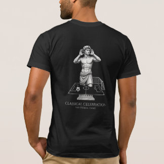 Camiseta Arte de Celebración de Fútbol con Estatua Clásica