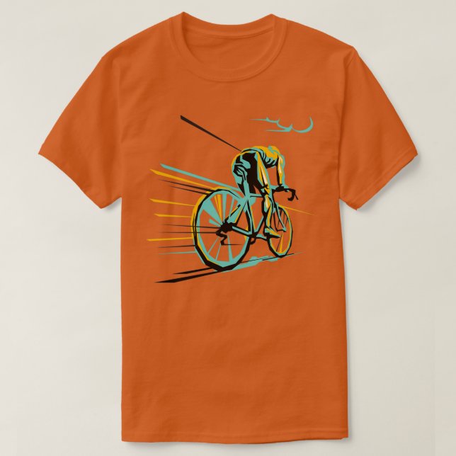 Camiseta Arte de ciclismo de la época de París Roubaix (Diseño del anverso)