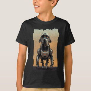 Camiseta Arte de ciencia ficción   Retrato de un perro robo
