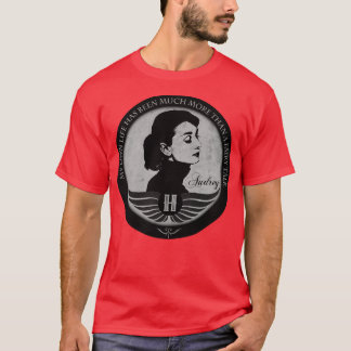 Camiseta Arte de Cine Hepburn BW