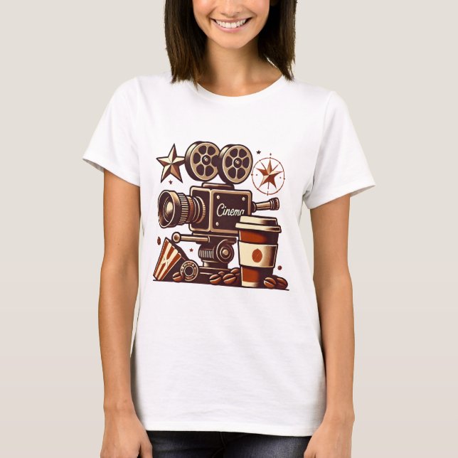 Camiseta Arte de cine musical (Anverso)