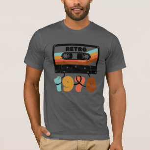 Camiseta Arte de cinta de casete retro 1970