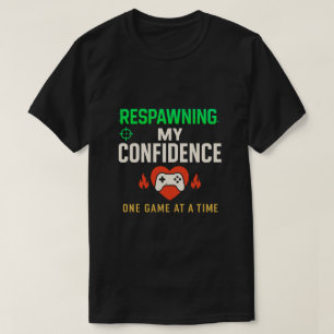 Camiseta Arte de cita de jugador con confianza de respawn