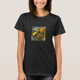 Camiseta Arte de Cita El Juicio Hace Malezas de Flores Silv