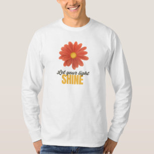 Camiseta Arte de cita floral brillante - Bright Bloom