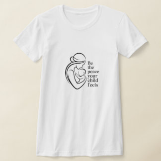 Camiseta Arte de cita minimalista de madre y bebé