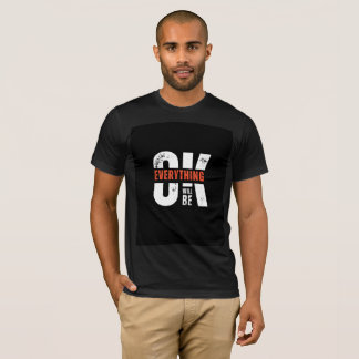 Camiseta Arte de Cita Motivacional Todo Estará Bien