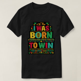 Camiseta Arte de cita retro 'Nací para ganar'