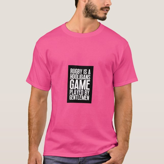 Camiseta Arte de citas de rugby (Anverso)