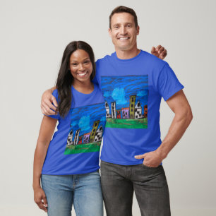 Camiseta Arte de Cityscape por niños