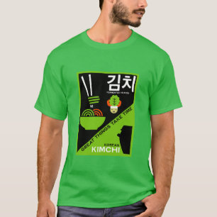 Camiseta Arte de cocina kimchi coreana