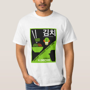 Camiseta Arte de cocina kimchi coreana