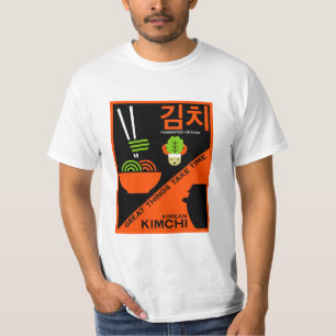 Camiseta Arte de cocina kimchi coreana