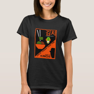 Camiseta Arte de cocina kimchi coreana