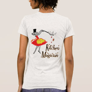 Camiseta Arte de Cocina Magia Personalizable Retro Cook