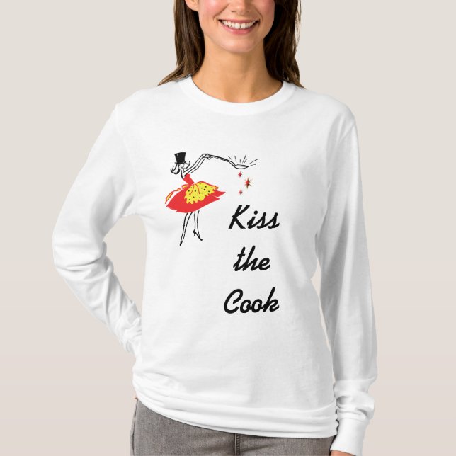 Camiseta Arte de cocina mágico personalizado (Anverso)