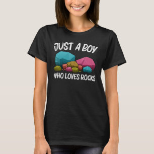 Camiseta Arte de Colección de Rocas para Niños Geología