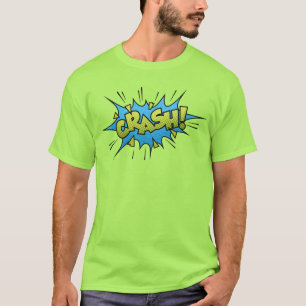 Camiseta Arte de cómic burbuja de explosión verde