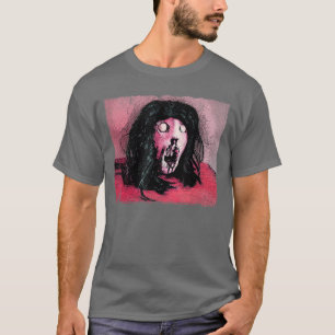 Camiseta Arte de cómic de terror Cabeza cortada Gore Retro