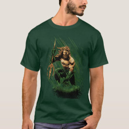 Camiseta Arte de cómic dinámico del guerrero Tridente del R