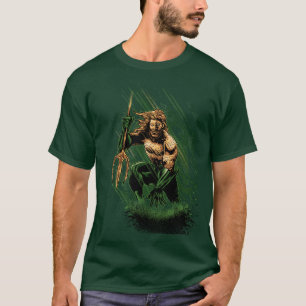 Camiseta Arte de cómic dinámico del guerrero Tridente del R