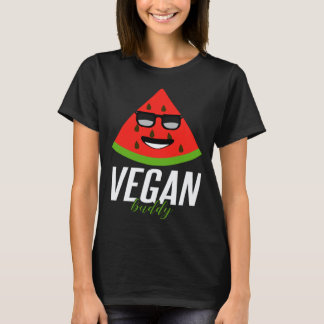 Camiseta Arte de compañero vegano humorístico