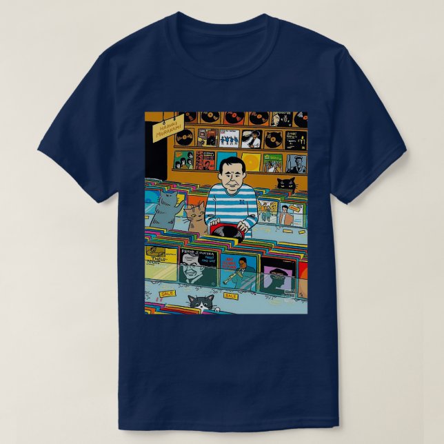 Camiseta arte de compra de disco (Diseño del anverso)