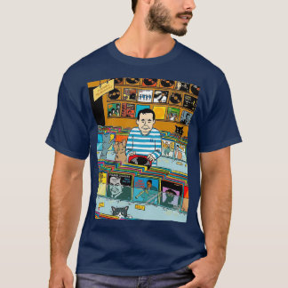 Camiseta arte de compra de disco