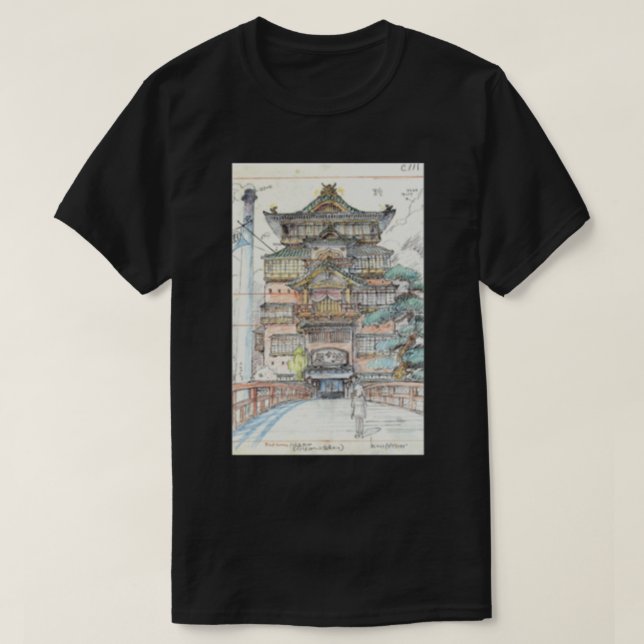 Camiseta Arte de concepto de baño (Diseño del anverso)