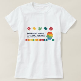 Camiseta Arte de Conciencia de Habilidades Asombrosas Mente