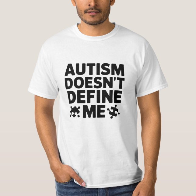 Camiseta Arte de concientización sobre autismo orgulloso y  (Anverso)