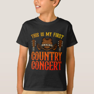 Camiseta Arte de concierto de country para hombres mujeres