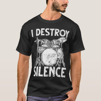 Camiseta Arte de conjunto de batería lindo Hombres Mujeres