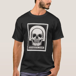 Camiseta Arte de cráneo Memento Mori