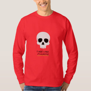 Camiseta Arte de cráneos: No fue una fase, es un estilo de 