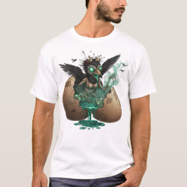 Camiseta Arte de cría de cuervo espeluznante